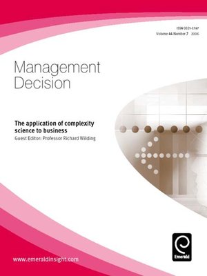 cover image of Management Decision, Volume 44, Issue 7